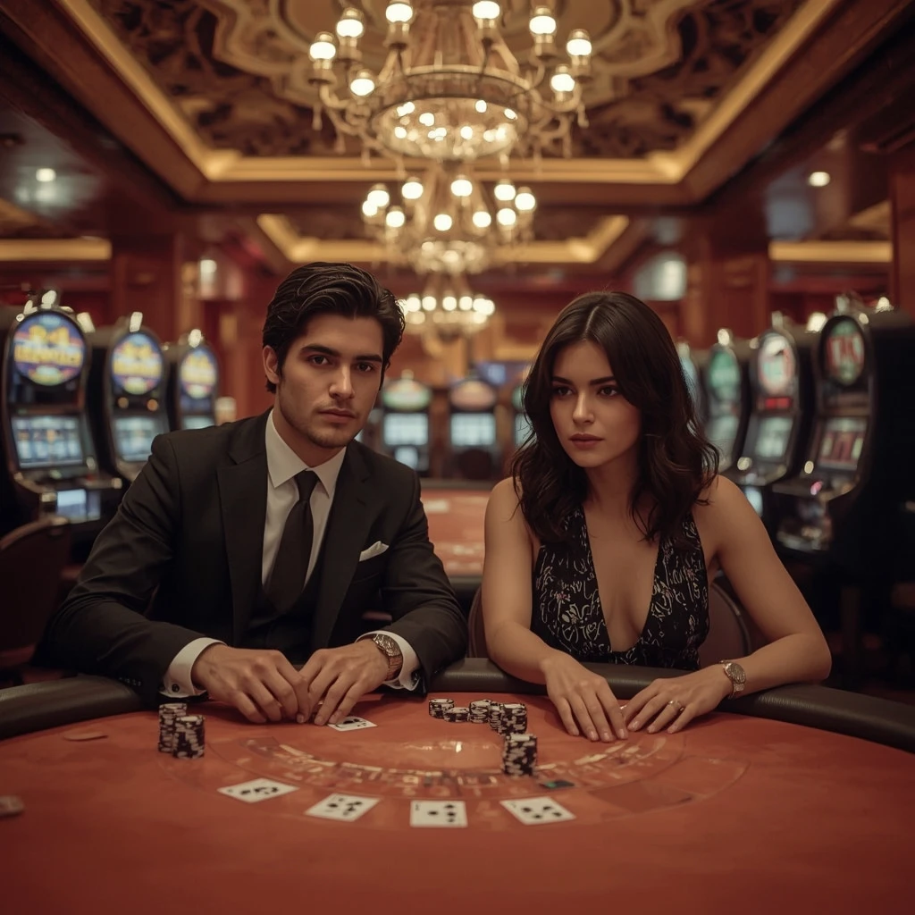 Due giocatori di poker al VLAD CASINO in Italia